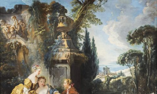 Pastoral Scene – François Boucher, 1730