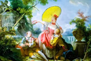 The Musical Contest: A Charming Story by Fragonard