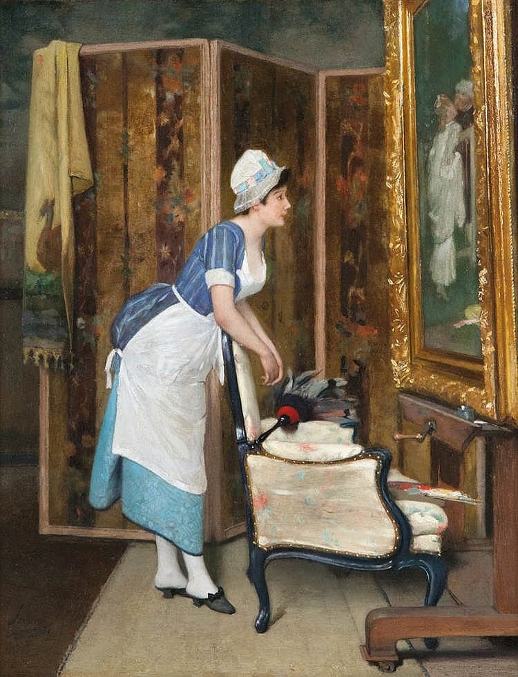 The Ladies Scared by a Mouse – Auguste Serrure