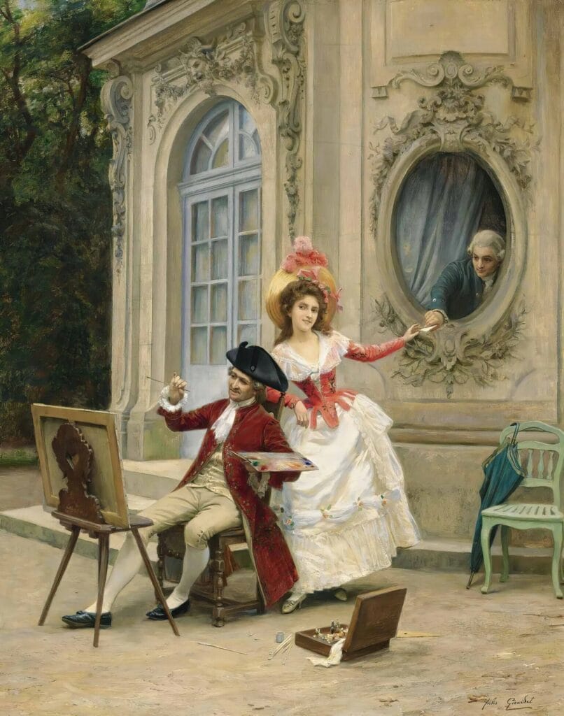 Departure on Honeymoon – Jules Girardet