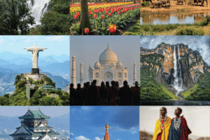 16 Free Printable Spot the Difference Puzzles: Around the World Theme