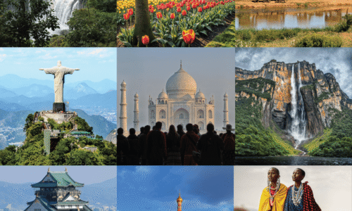 16 Free Printable Spot the Difference Puzzles: Around the World Theme