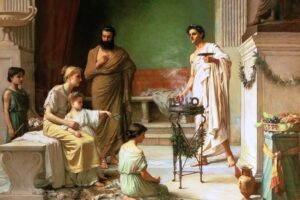 A Sick Child Brought Into the Temple: Waterhouse