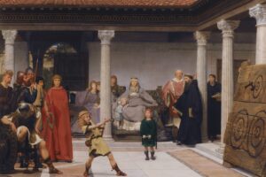 The Education of the Children of Clovis: Alma-Tadema