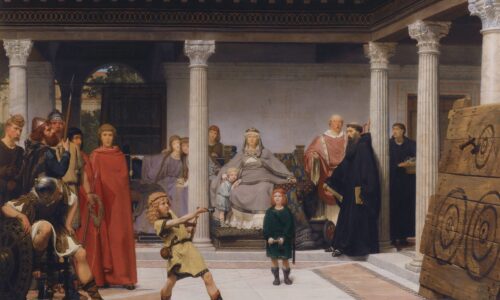 The Education of the Children of Clovis: Alma-Tadema