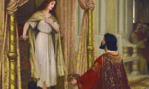 The King and the Beggar-maid: By Leighton