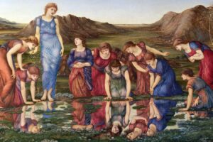 The Mirror of Venus – Edward Burne-Jones