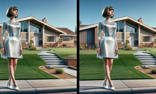 Spot the Difference Printable: 60s Space Age Fashion