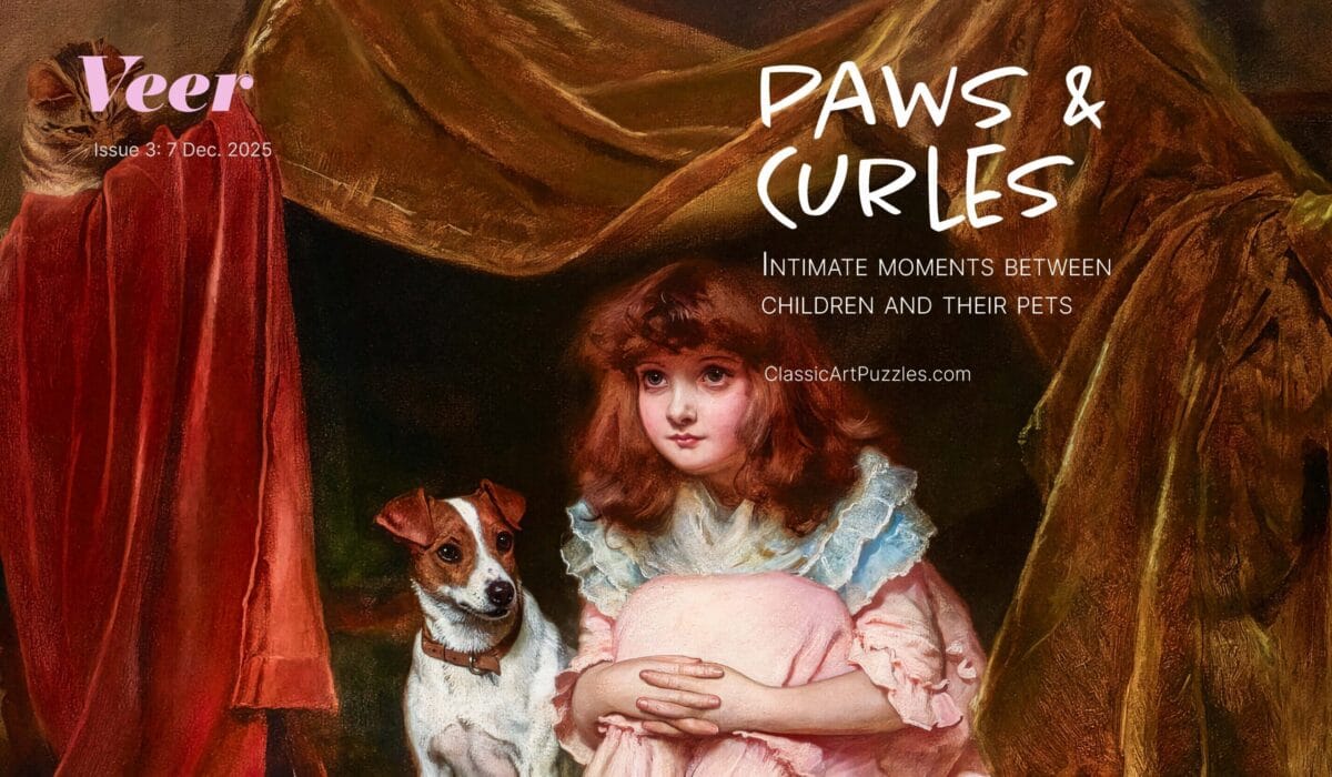 Paws and Curls — Intimate moments between children and  Their Pets