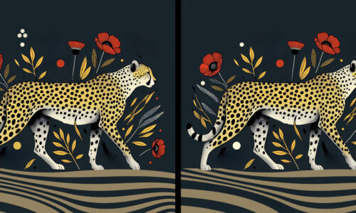 Find the Difference: Art Nouveau Inspired